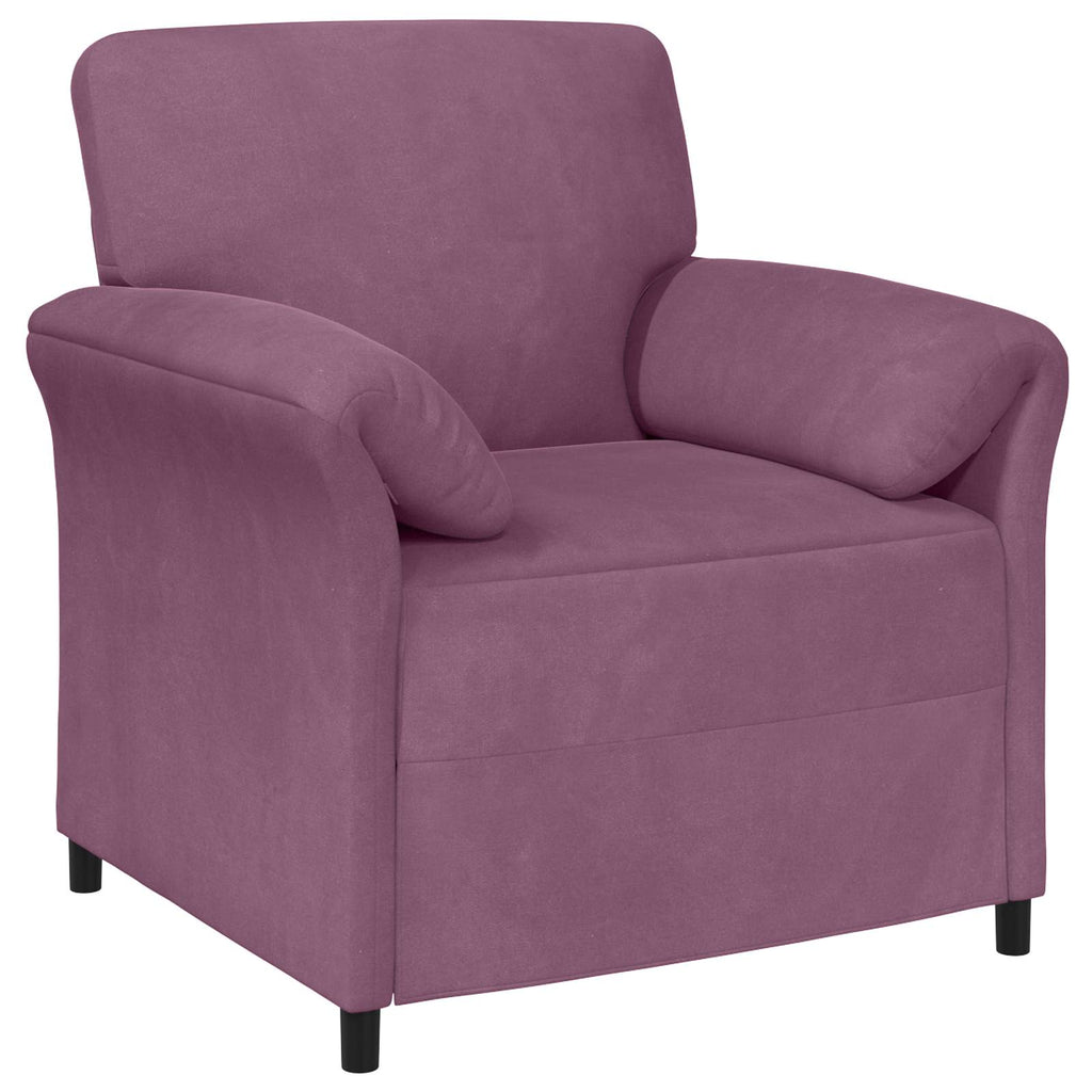 1-Sitzer Sofa Lila 88 x 83 x 95 cm Samt