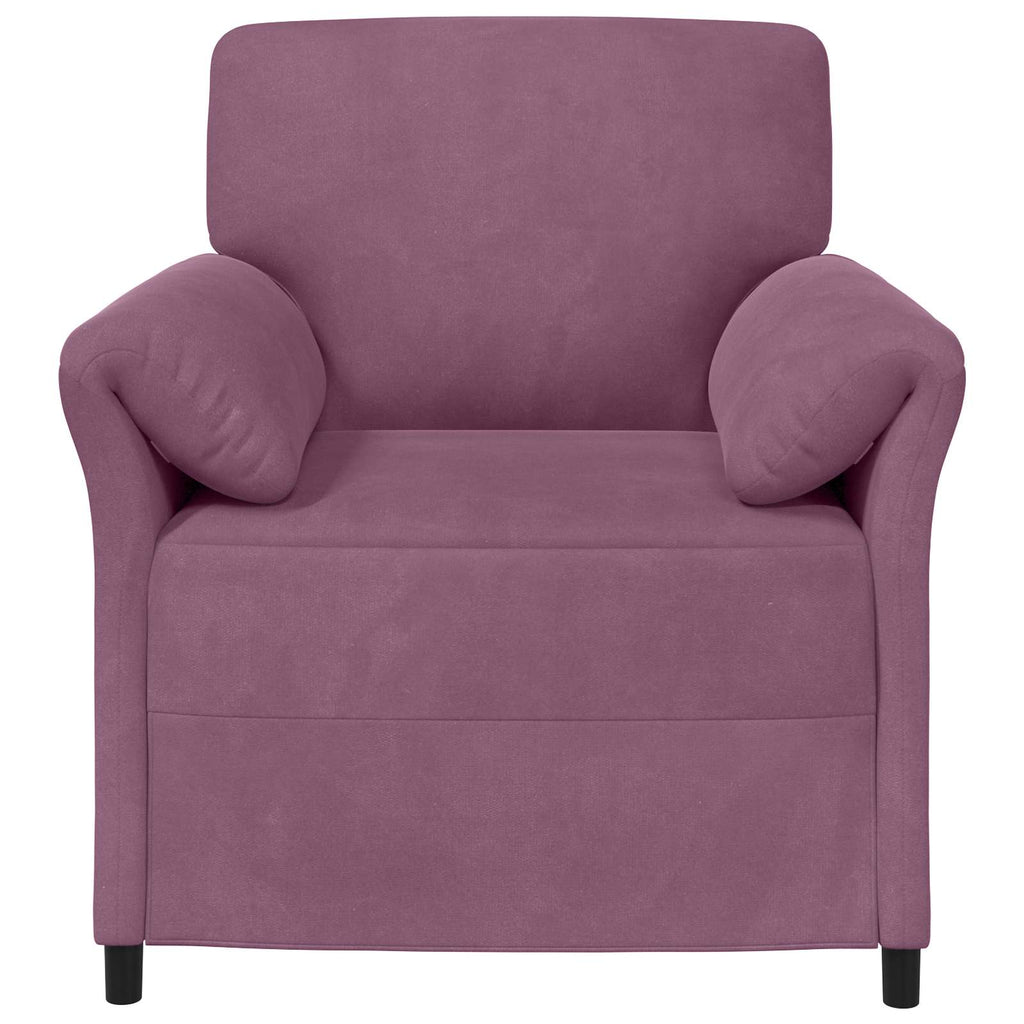 1-Sitzer Sofa Lila 88 x 83 x 95 cm Samt