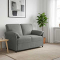 2-Sitzer Sofa Dunkelgrau 138 x 83 x 95 cm Samt