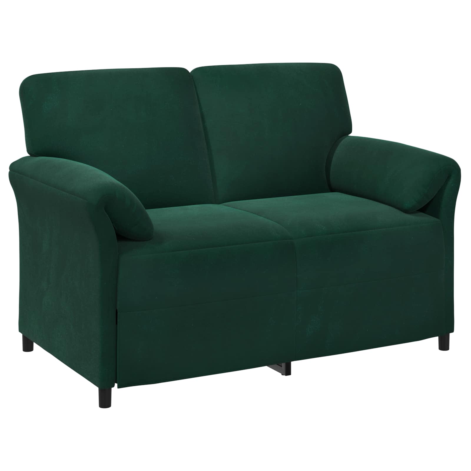 2-Sitzer Sofa Dunkelgrün 138 x 83 x 95 cm Samt