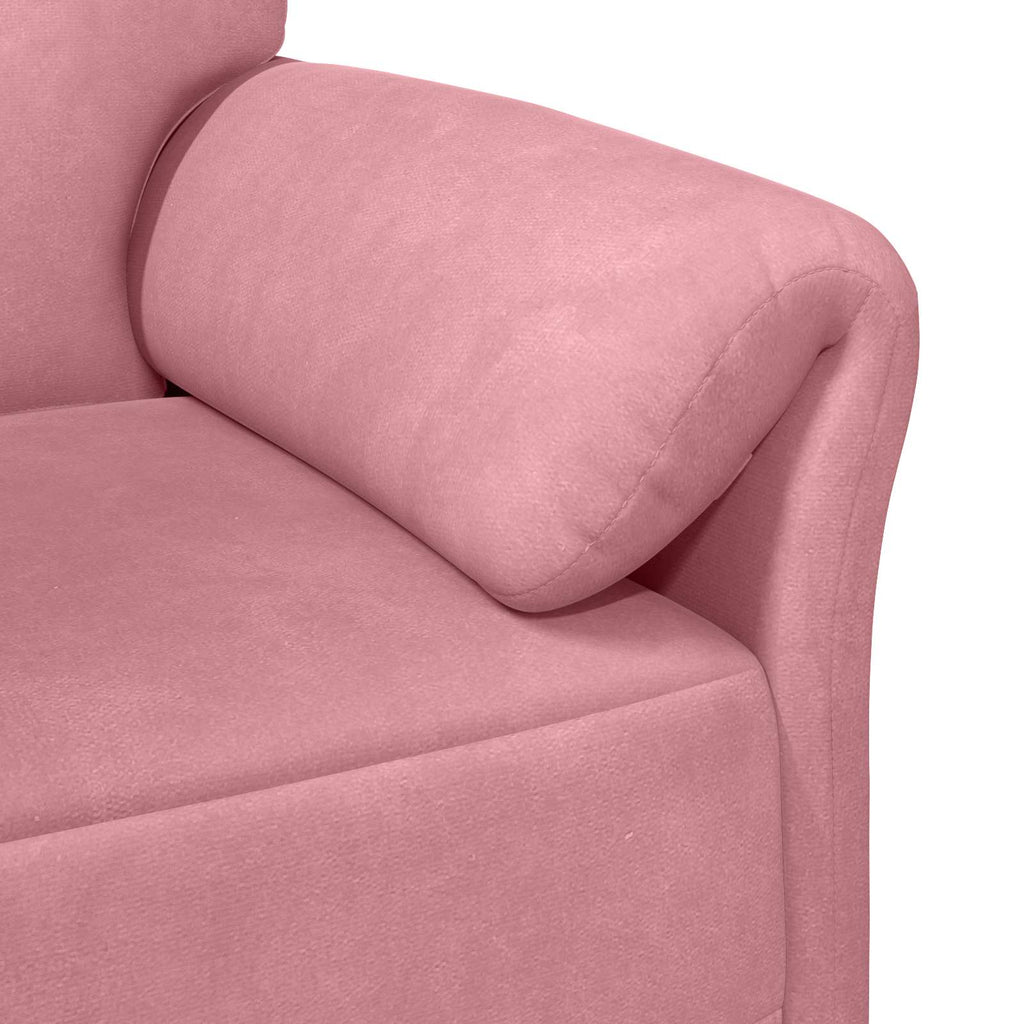 2-Sitzer Sofa Rosa 138 x 83 x 95 cm Samt