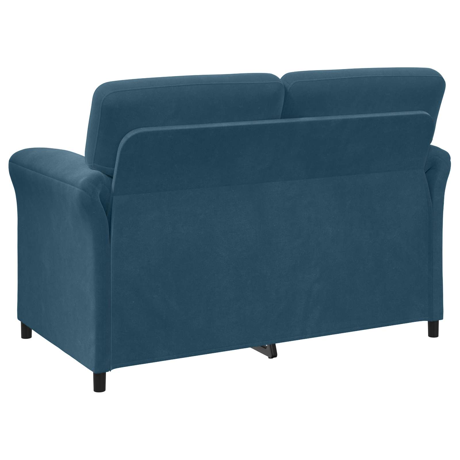 2-Sitzer Sofa Blau 138 x 83 x 95 cm Samt