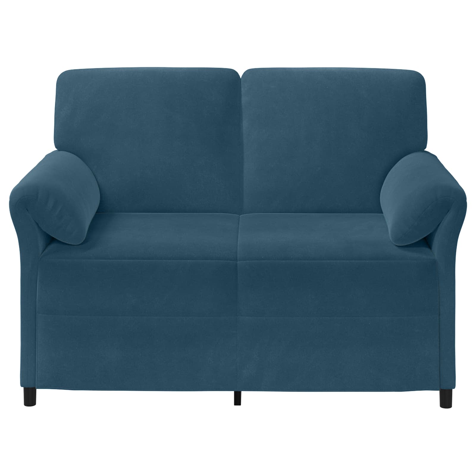 2-Sitzer Sofa Blau 138 x 83 x 95 cm Samt
