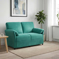 2-Sitzer Sofa Türkis 138 x 83 x 95 cm Samt