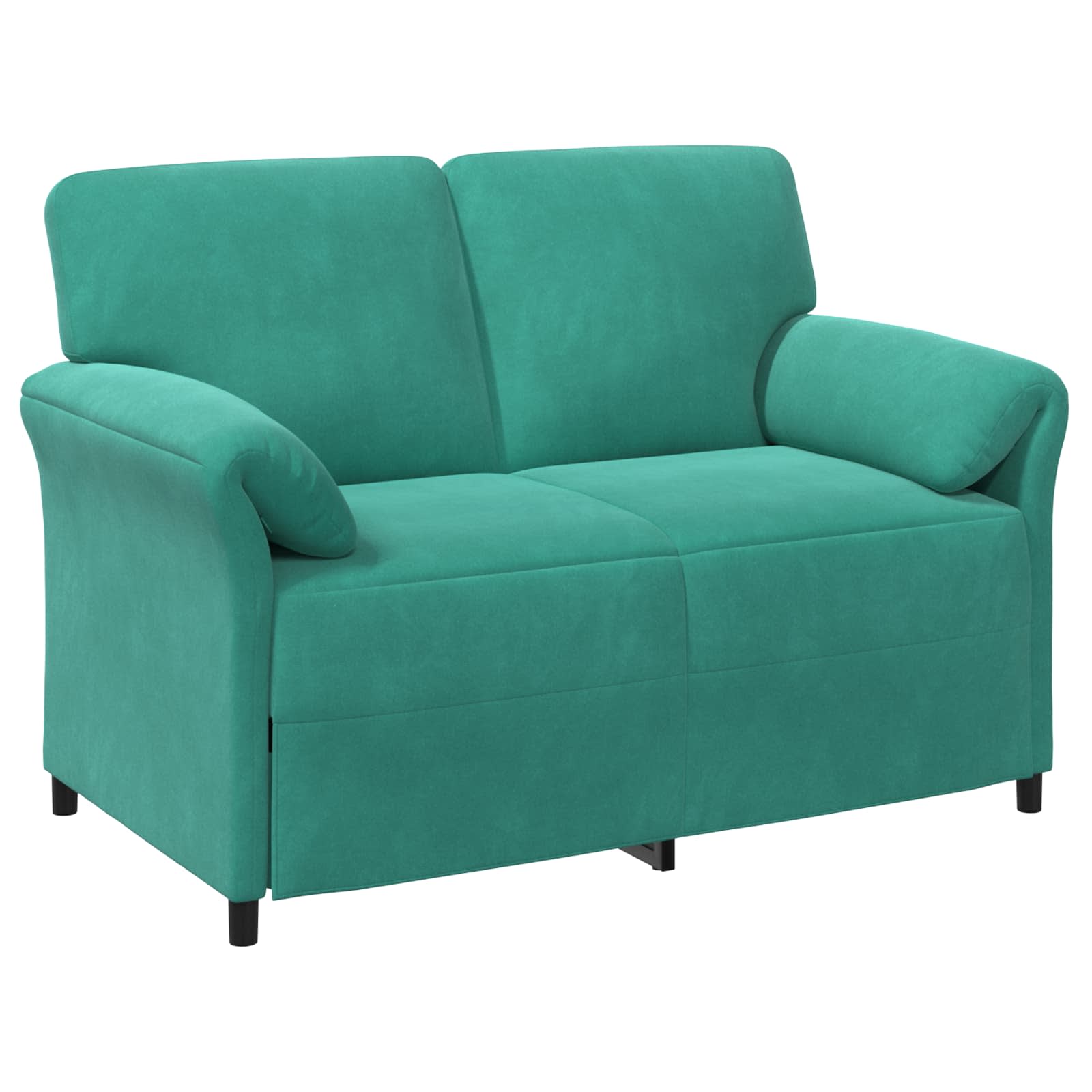 2-Sitzer Sofa Türkis 138 x 83 x 95 cm Samt
