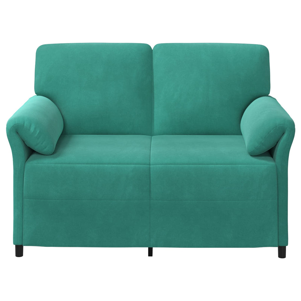 2-Sitzer Sofa Türkis 138 x 83 x 95 cm Samt
