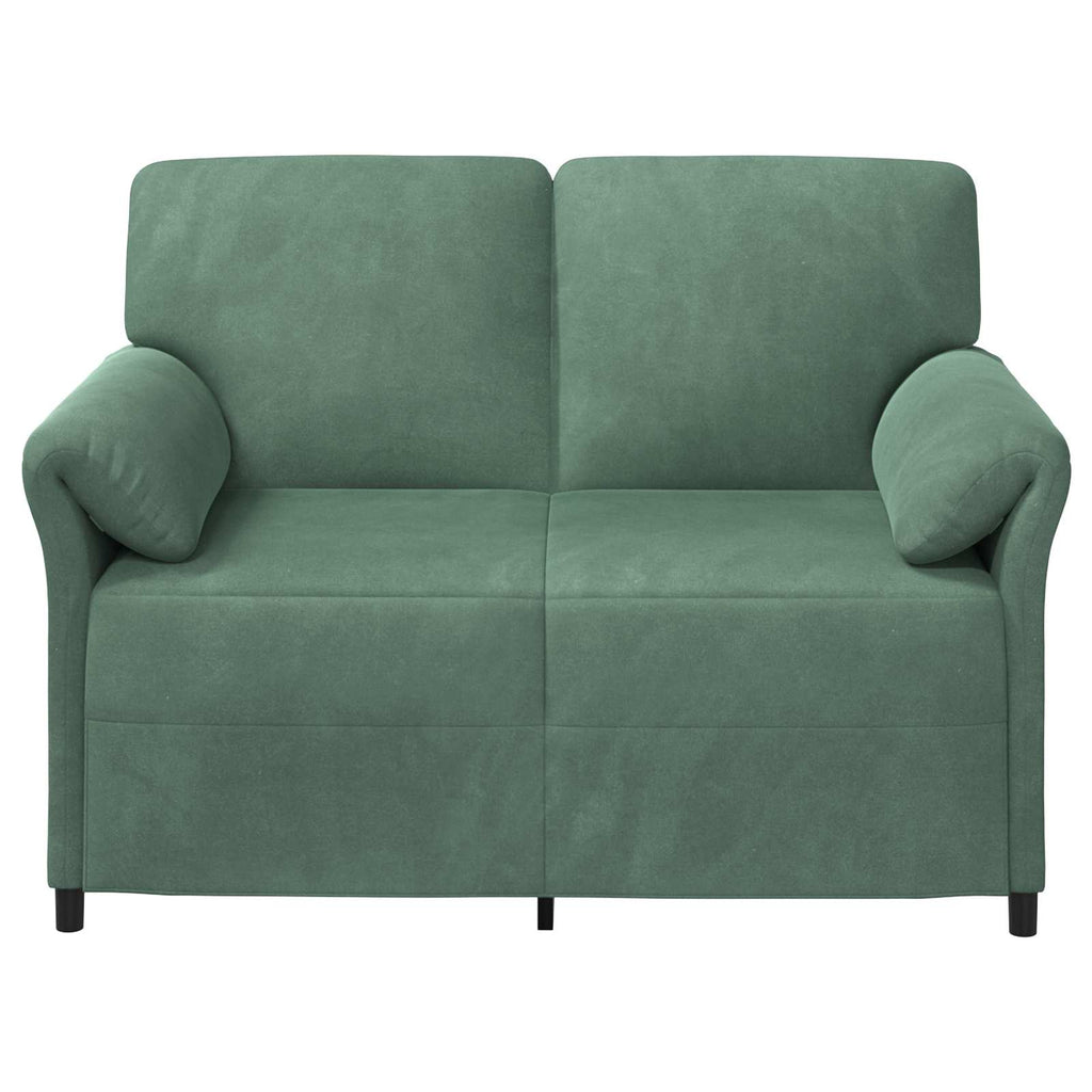2-Sitzer Sofa Meergrün 138 x 83 x 95 cm Samt