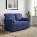 2-Sitzer Sofa Polizeiblau 138 x 83 x 95 cm Samt