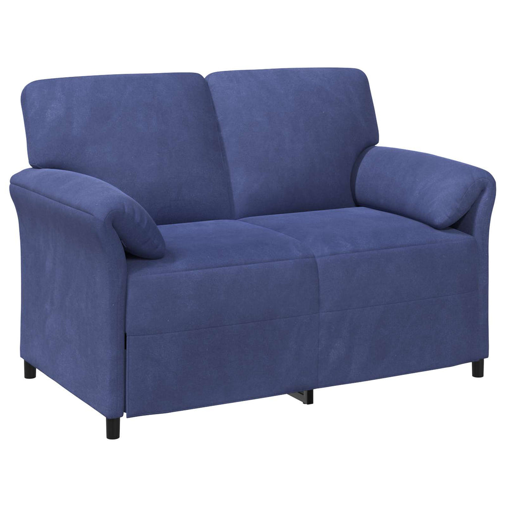 2-Sitzer Sofa Polizeiblau 138 x 83 x 95 cm Samt