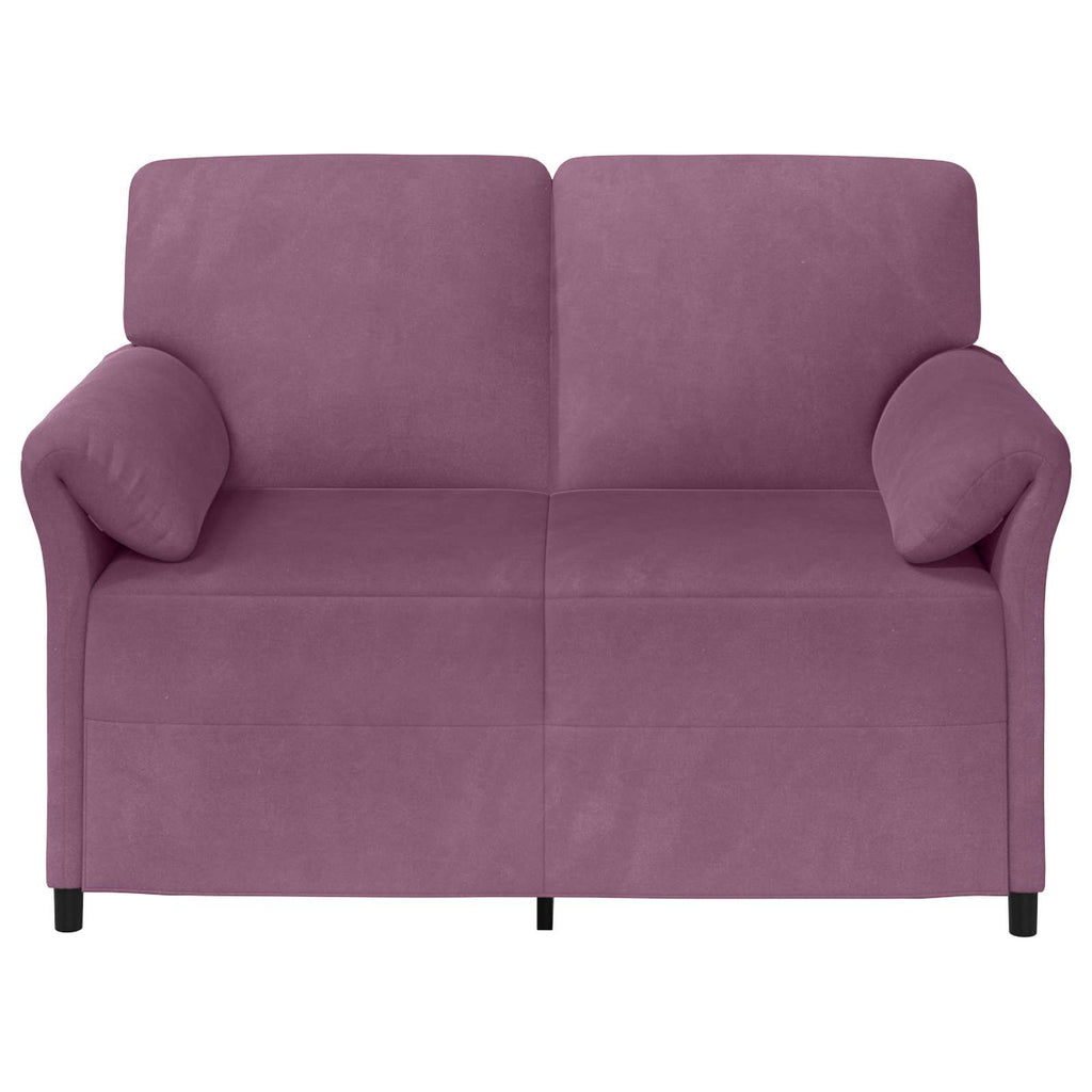 2-Sitzer Sofa Lila 138 x 83 x 95 cm Samt