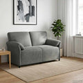 2-Sitzer Sofa Dunkelgrau 158 x 83 x 95 cm Samt