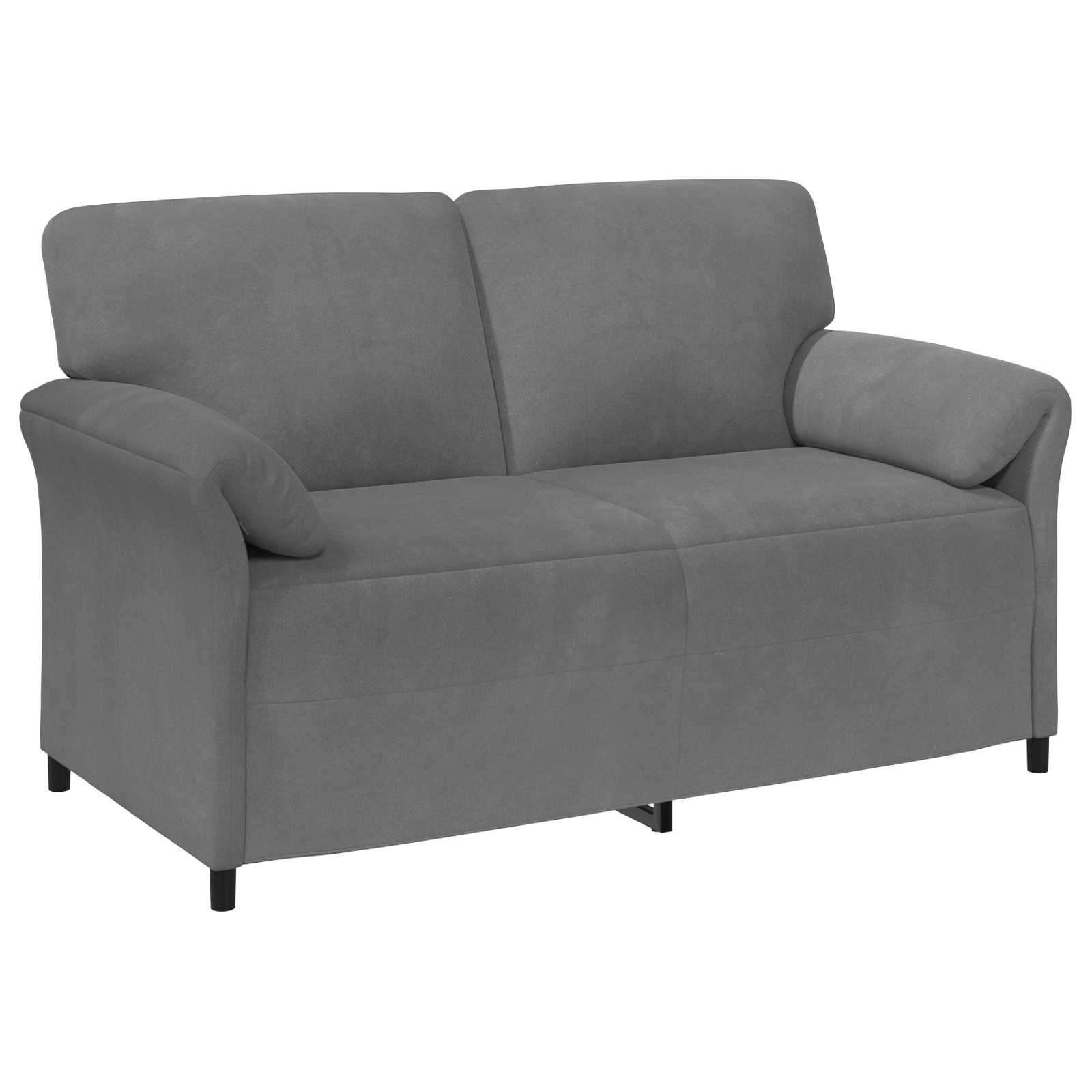 2-Sitzer Sofa Dunkelgrau 158 x 83 x 95 cm Samt