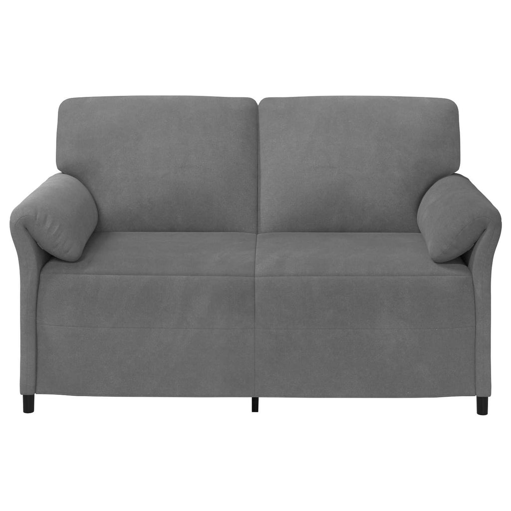 2-Sitzer Sofa Dunkelgrau 158 x 83 x 95 cm Samt