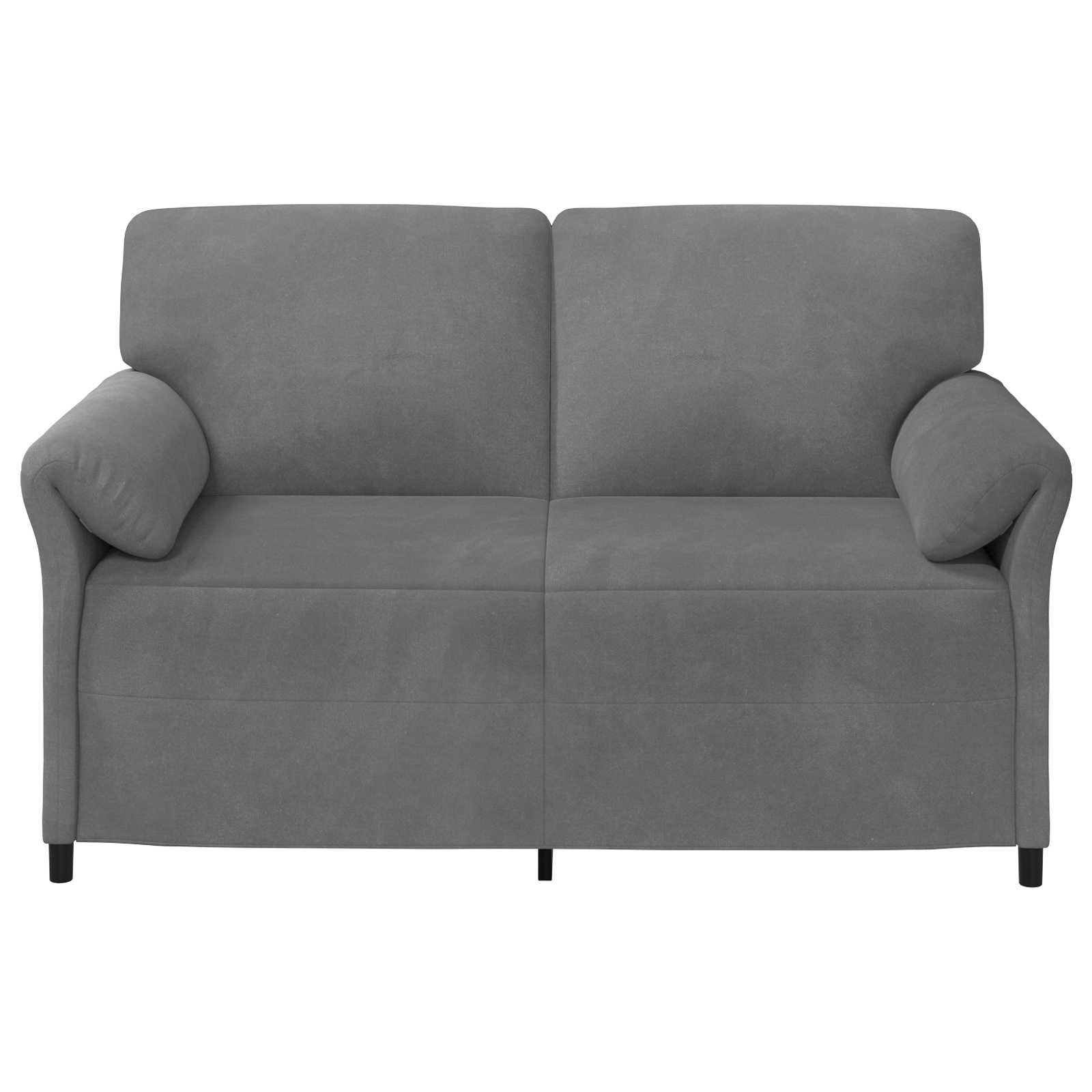 2-Sitzer Sofa Dunkelgrau 158 x 83 x 95 cm Samt