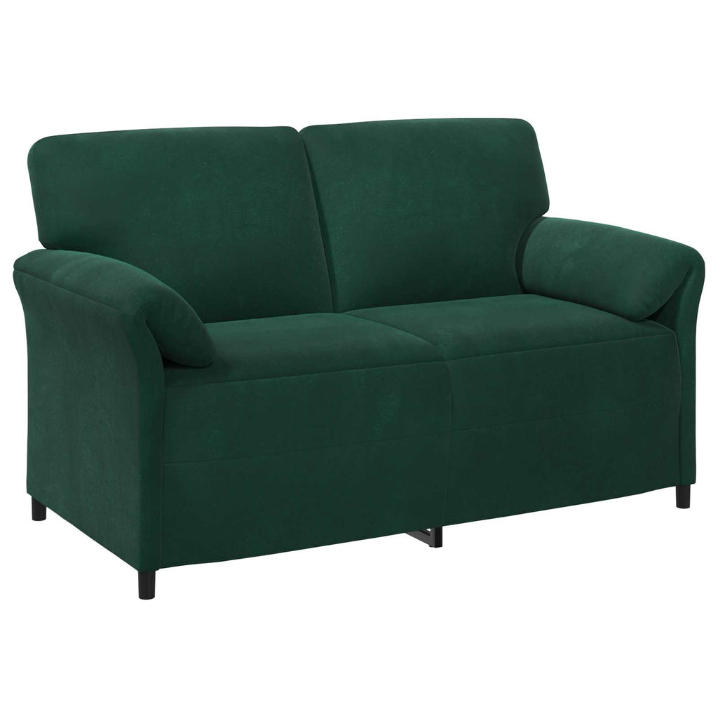 2-Sitzer Sofa Dunkelgrün 158 x 83 x 95 cm Samt