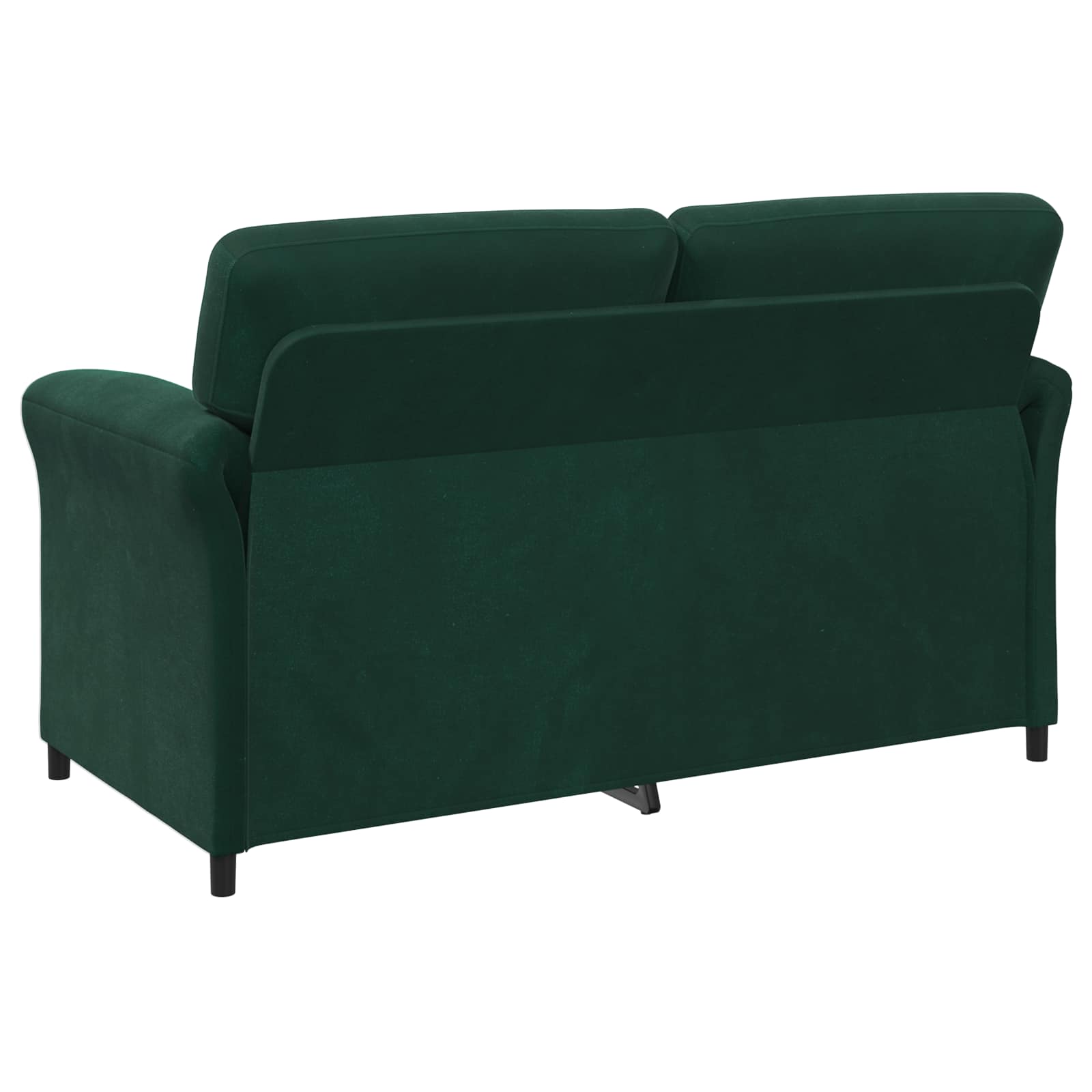 2-Sitzer Sofa Dunkelgrün 158 x 83 x 95 cm Samt