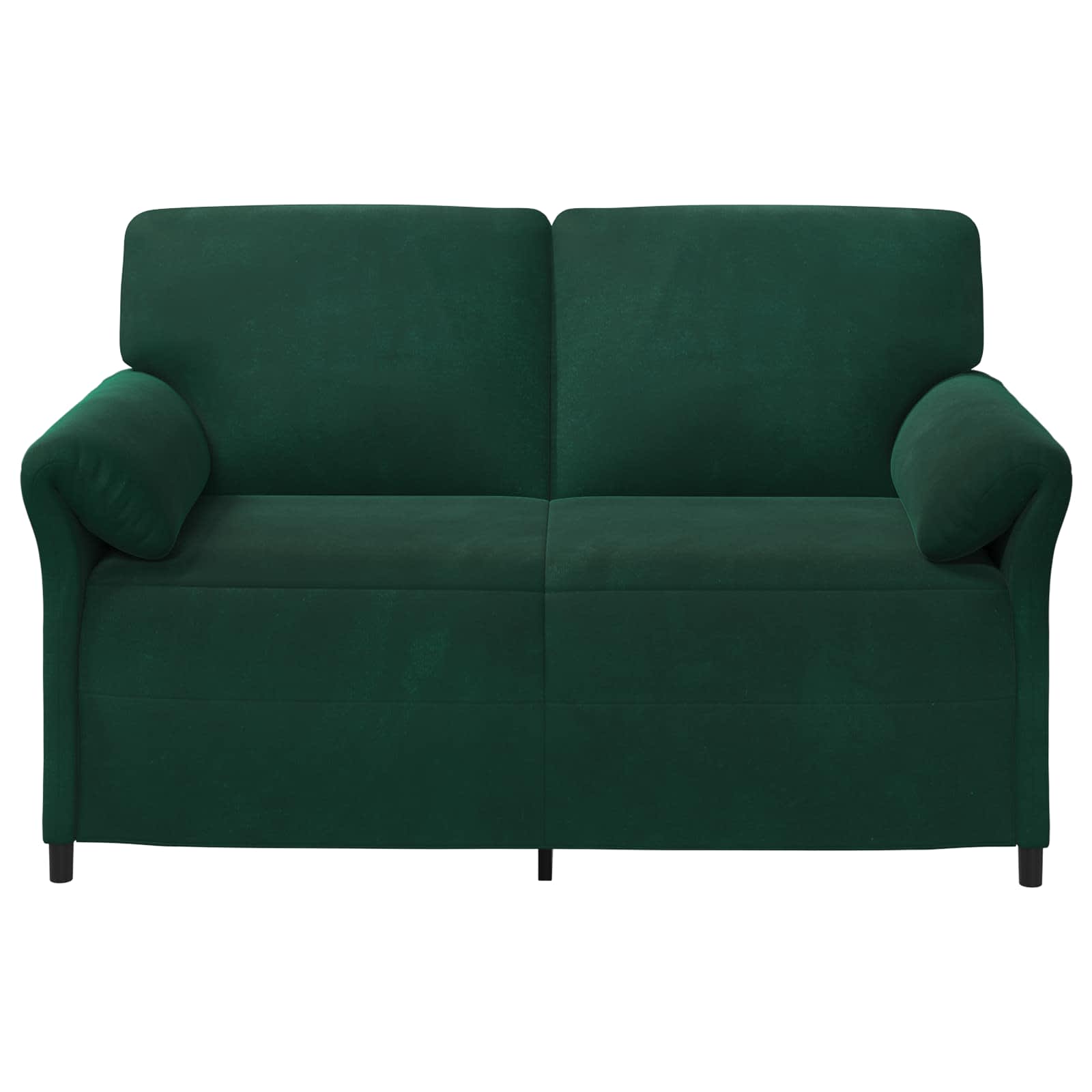 2-Sitzer Sofa Dunkelgrün 158 x 83 x 95 cm Samt