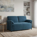 2-Sitzer Sofa Blau 158 x 83 x 95 cm Samt