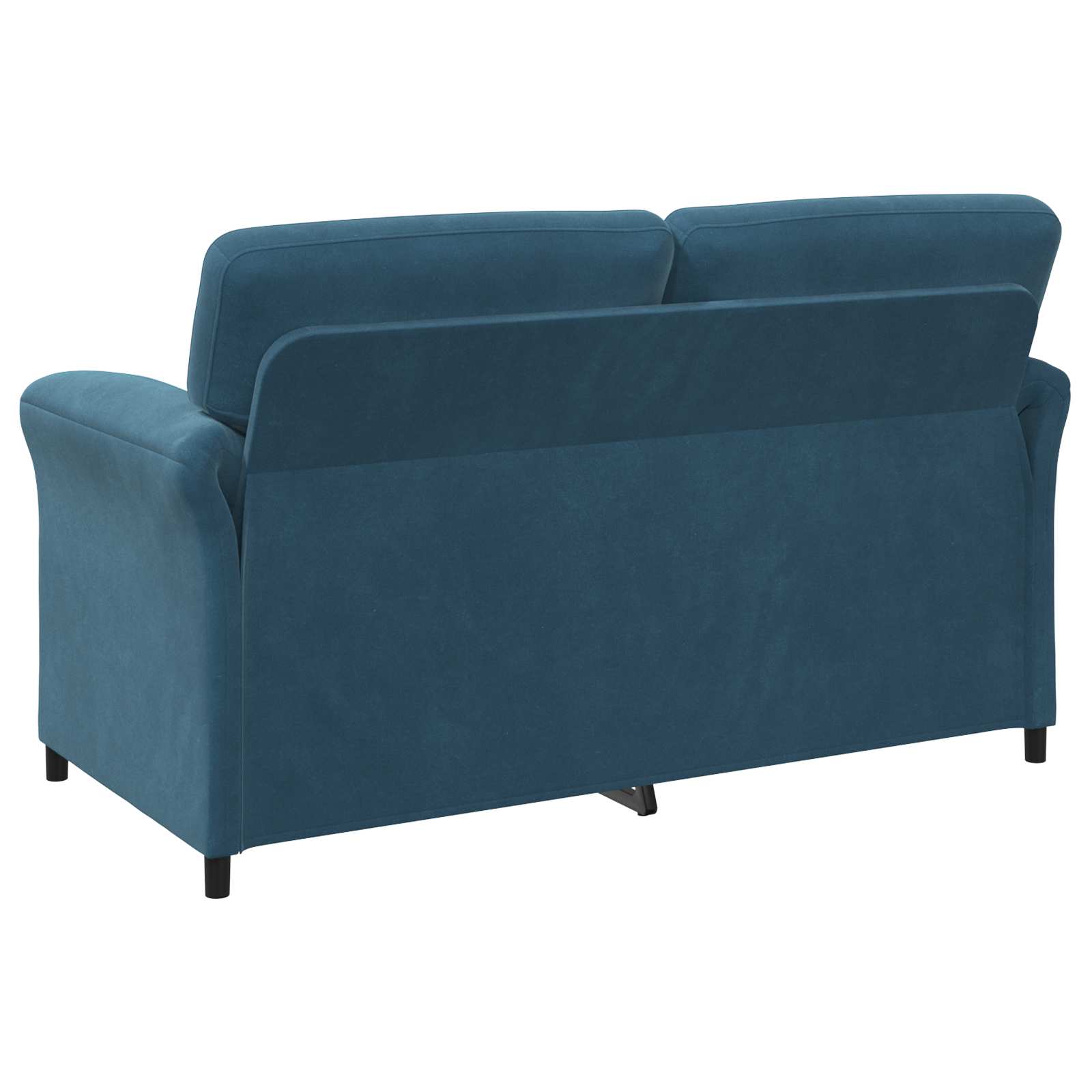 2-Sitzer Sofa Blau 158 x 83 x 95 cm Samt