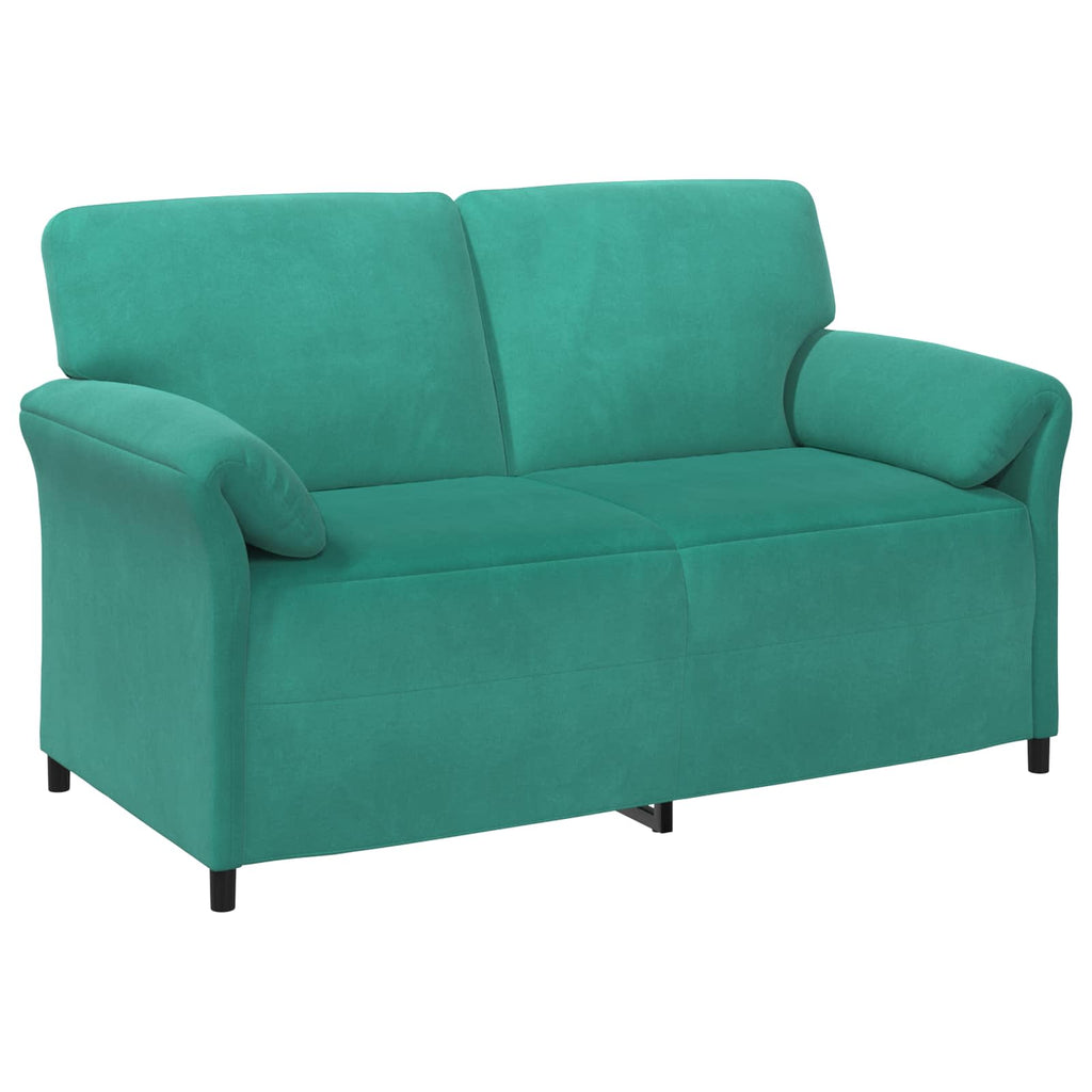 2-Sitzer Sofa Türkis 158 x 83 x 95 cm Samt