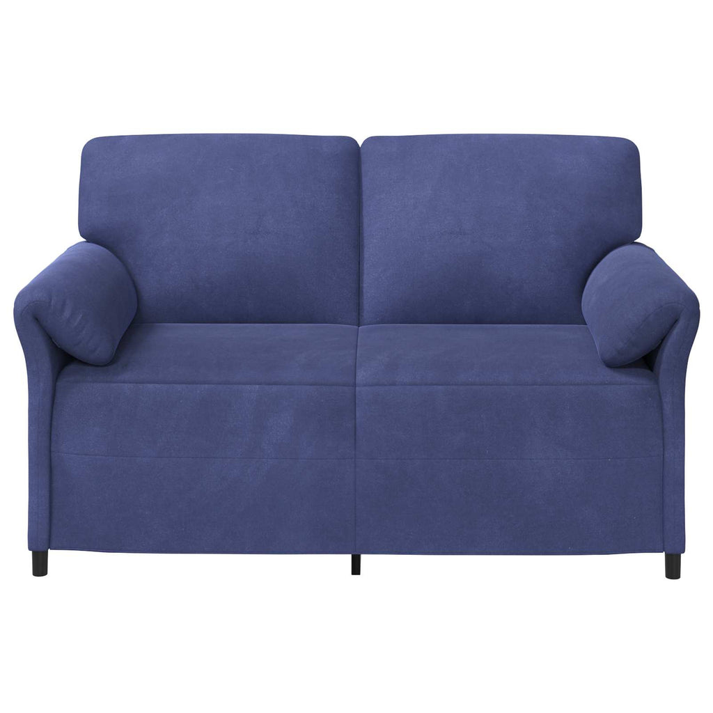 2-Sitzer Sofa Polizeiblau 158 x 83 x 95 cm Samt