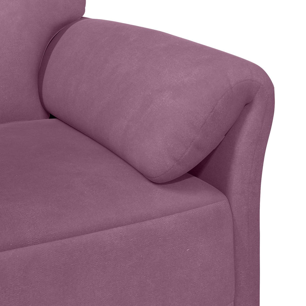 2-Sitzer Sofa Lila 158 x 83 x 95 cm Samt