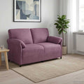 2-Sitzer Sofa Lila 158 x 83 x 95 cm Samt