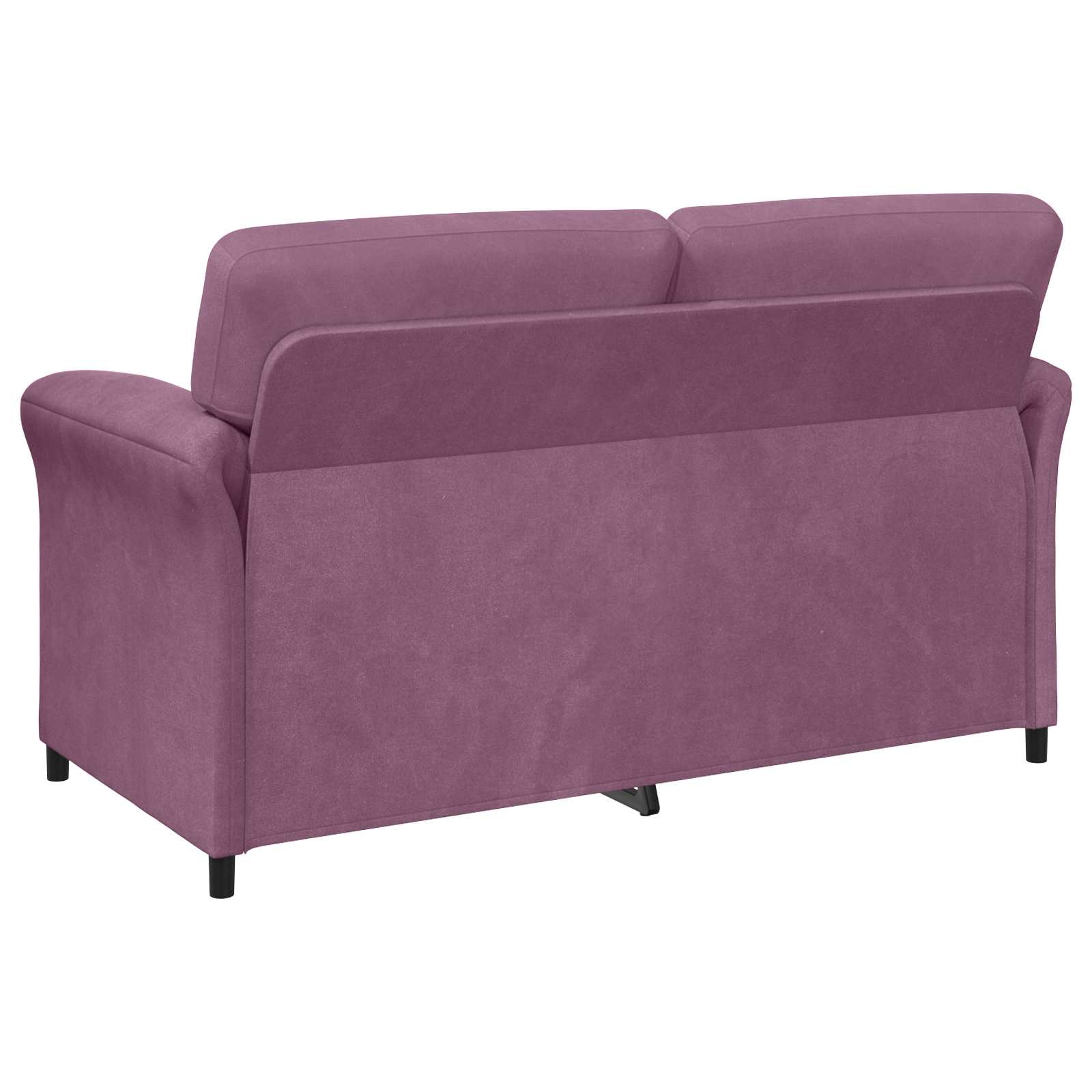 2-Sitzer Sofa Lila 158 x 83 x 95 cm Samt