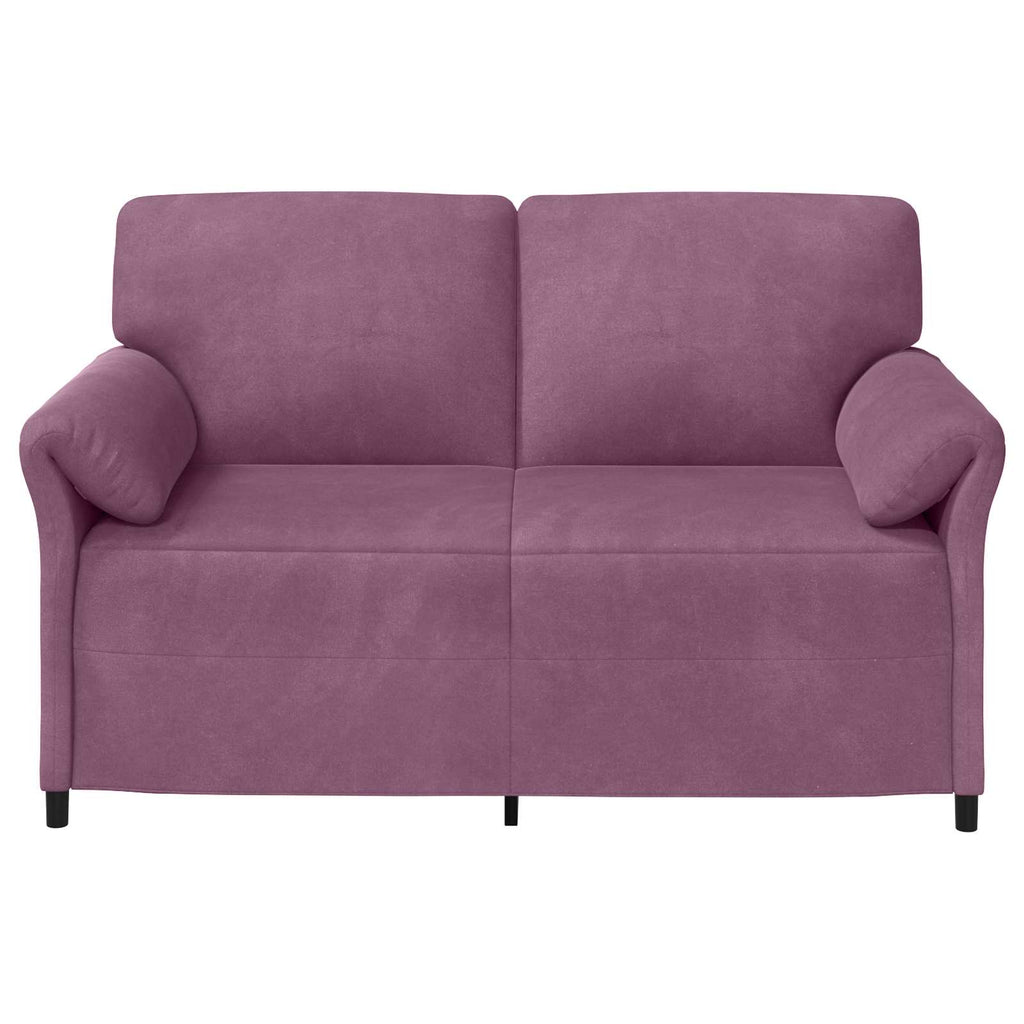 2-Sitzer Sofa Lila 158 x 83 x 95 cm Samt