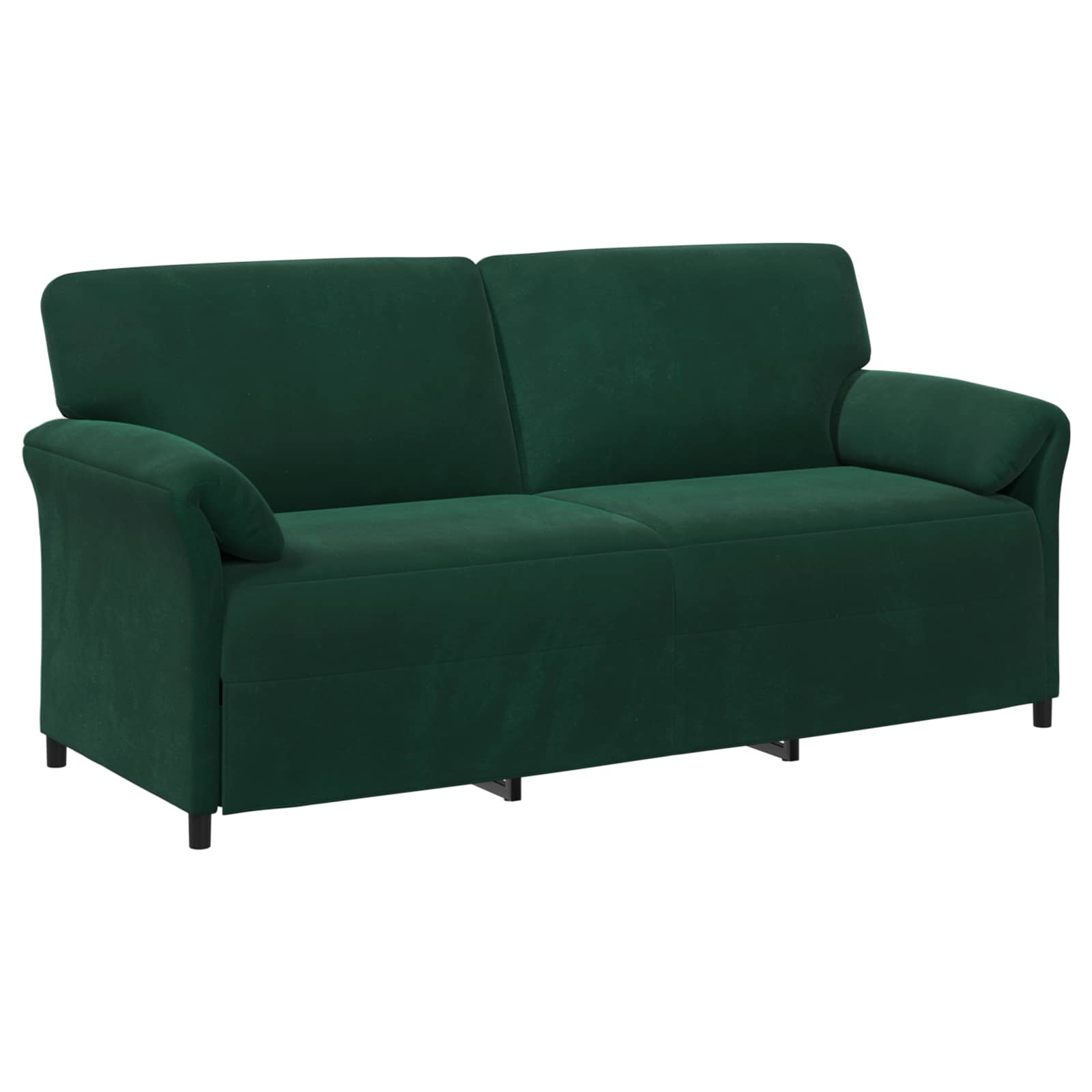 3-Sitzer-Sofa Dunkelgrün 198 x 83 x 95 cm Samt