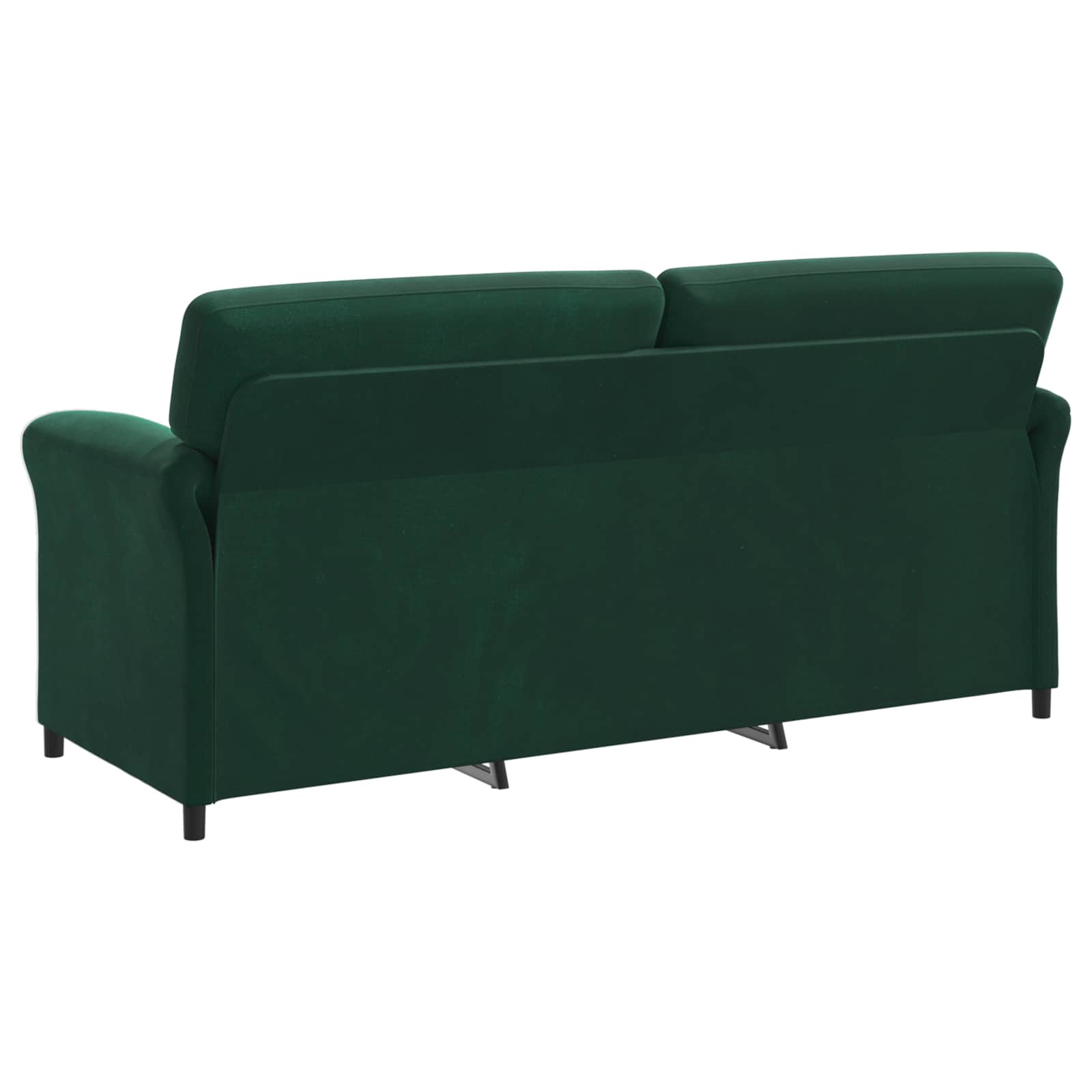 3-Sitzer-Sofa Dunkelgrün 198 x 83 x 95 cm Samt