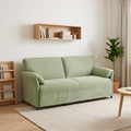 3-Sitzer-Sofa Hellgrün 198 x 83 x 95 cm Samt