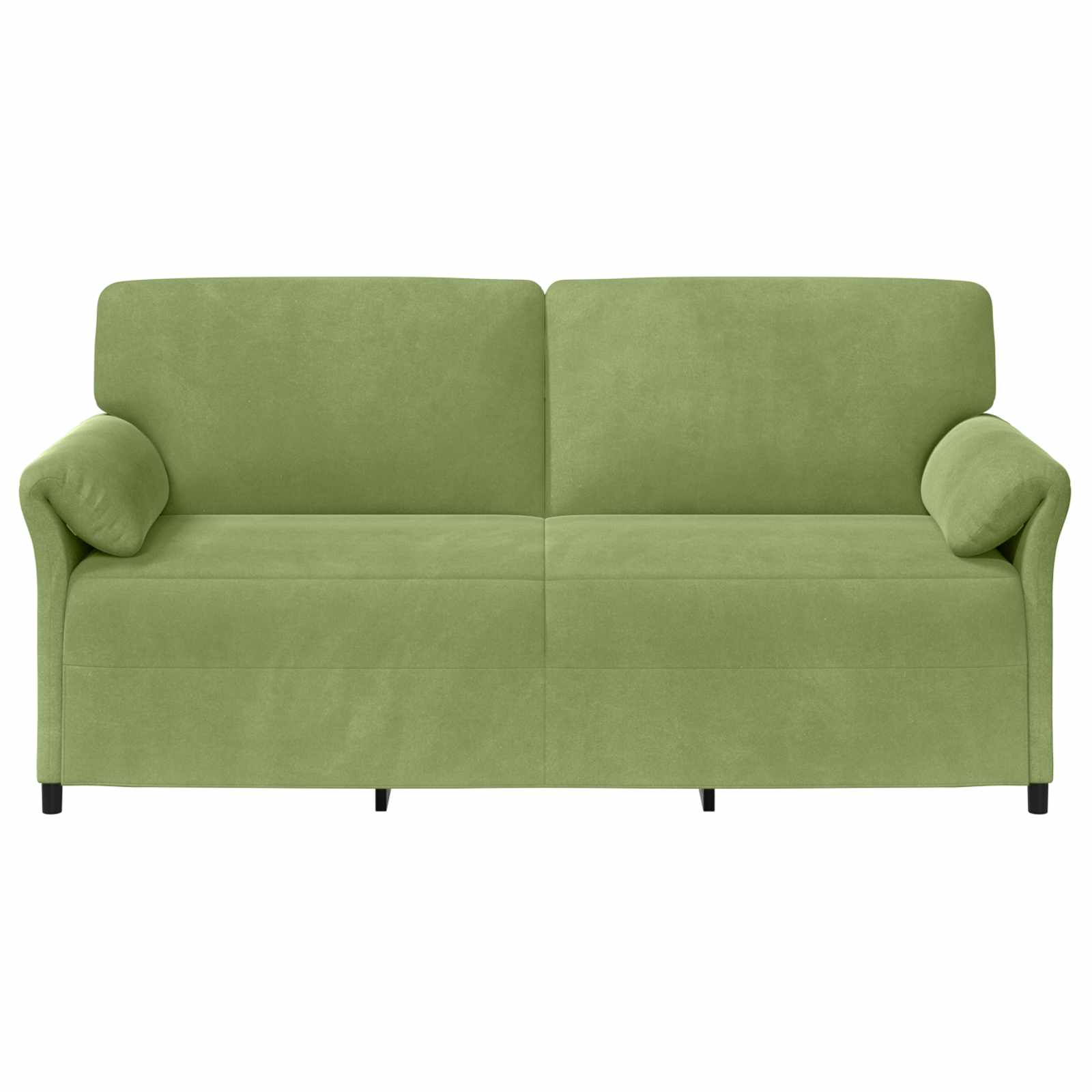 3-Sitzer-Sofa Hellgrün 198 x 83 x 95 cm Samt