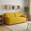 3-Sitzer-Sofa Gelb 198 x 83 x 95 cm Samt