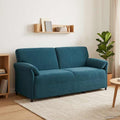 3-Sitzer-Sofa Blau 198 x 83 x 95 cm Samt