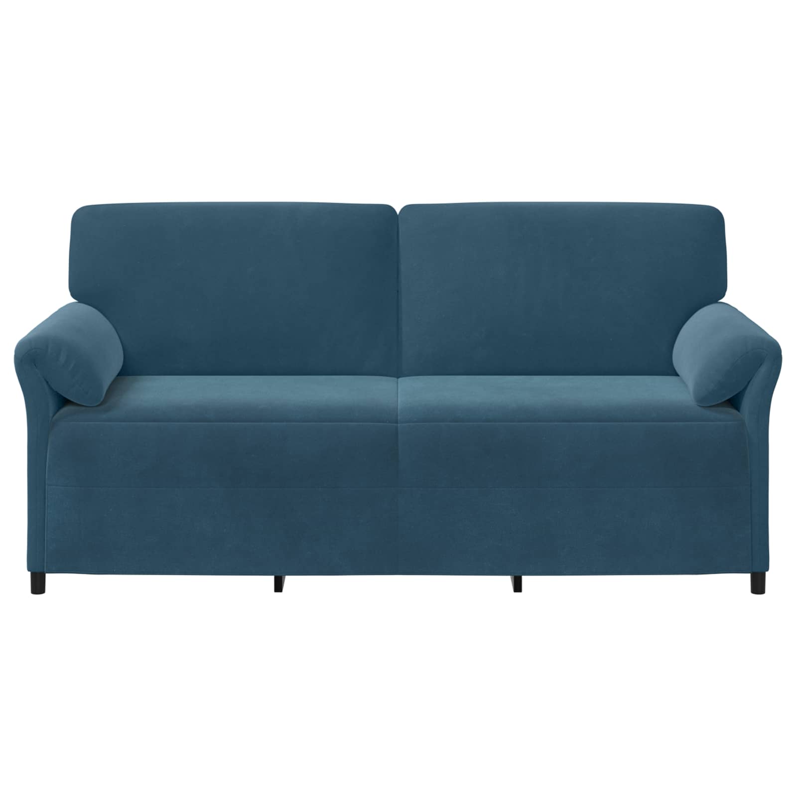 3-Sitzer-Sofa Blau 198 x 83 x 95 cm Samt