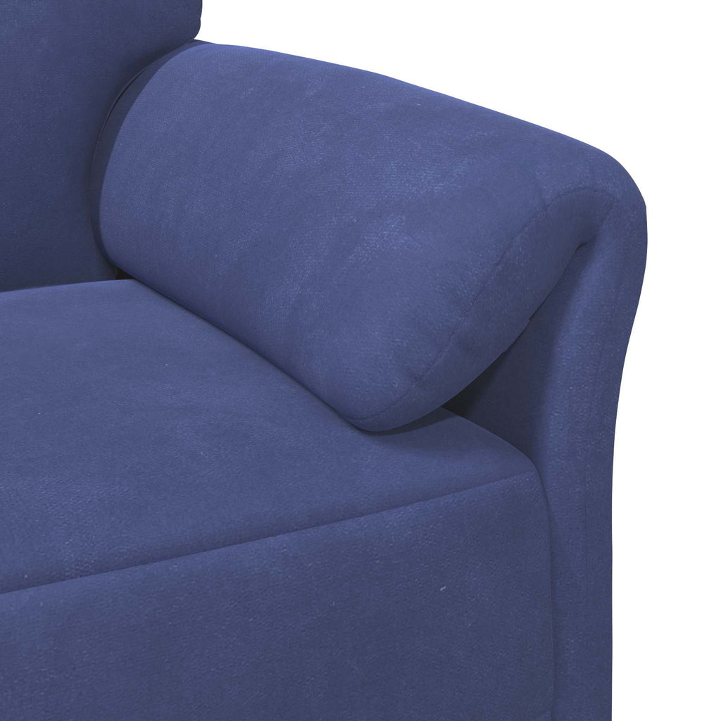3-Sitzer-Sofa Polizeiblau 198 x 83 x 95 cm Samt