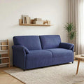 3-Sitzer-Sofa Polizeiblau 198 x 83 x 95 cm Samt
