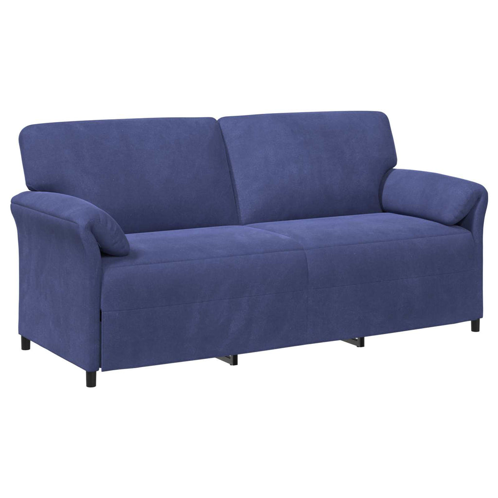 3-Sitzer-Sofa Polizeiblau 198 x 83 x 95 cm Samt