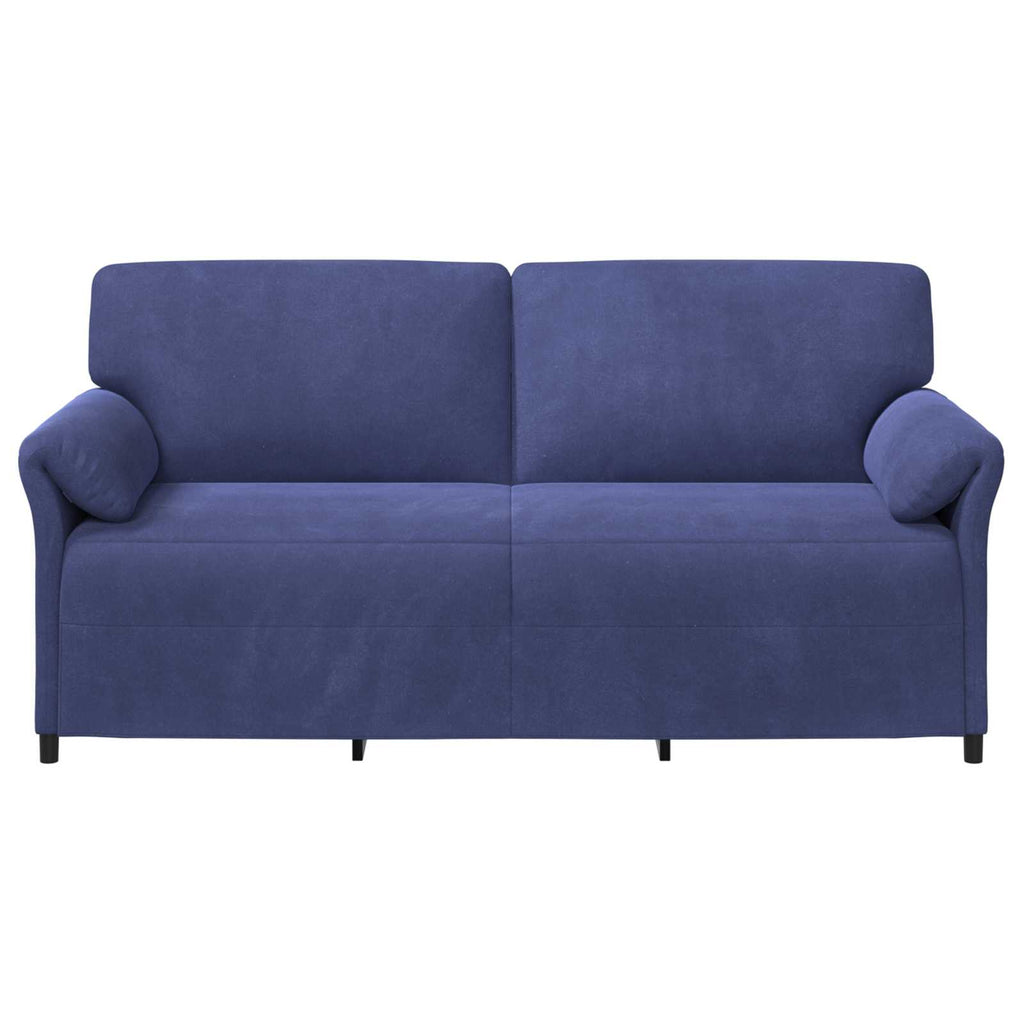 3-Sitzer-Sofa Polizeiblau 198 x 83 x 95 cm Samt