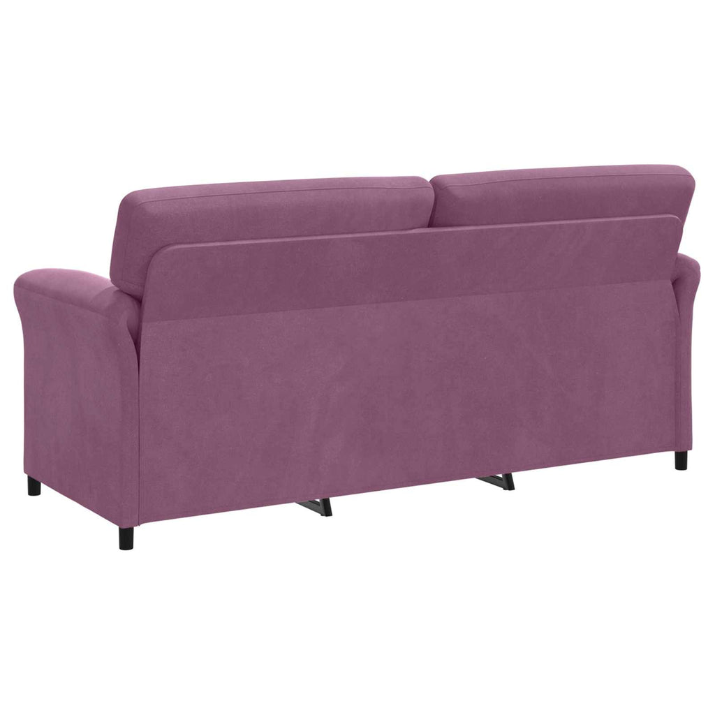 3-Sitzer-Sofa Lila 198 x 83 x 95 cm Samt