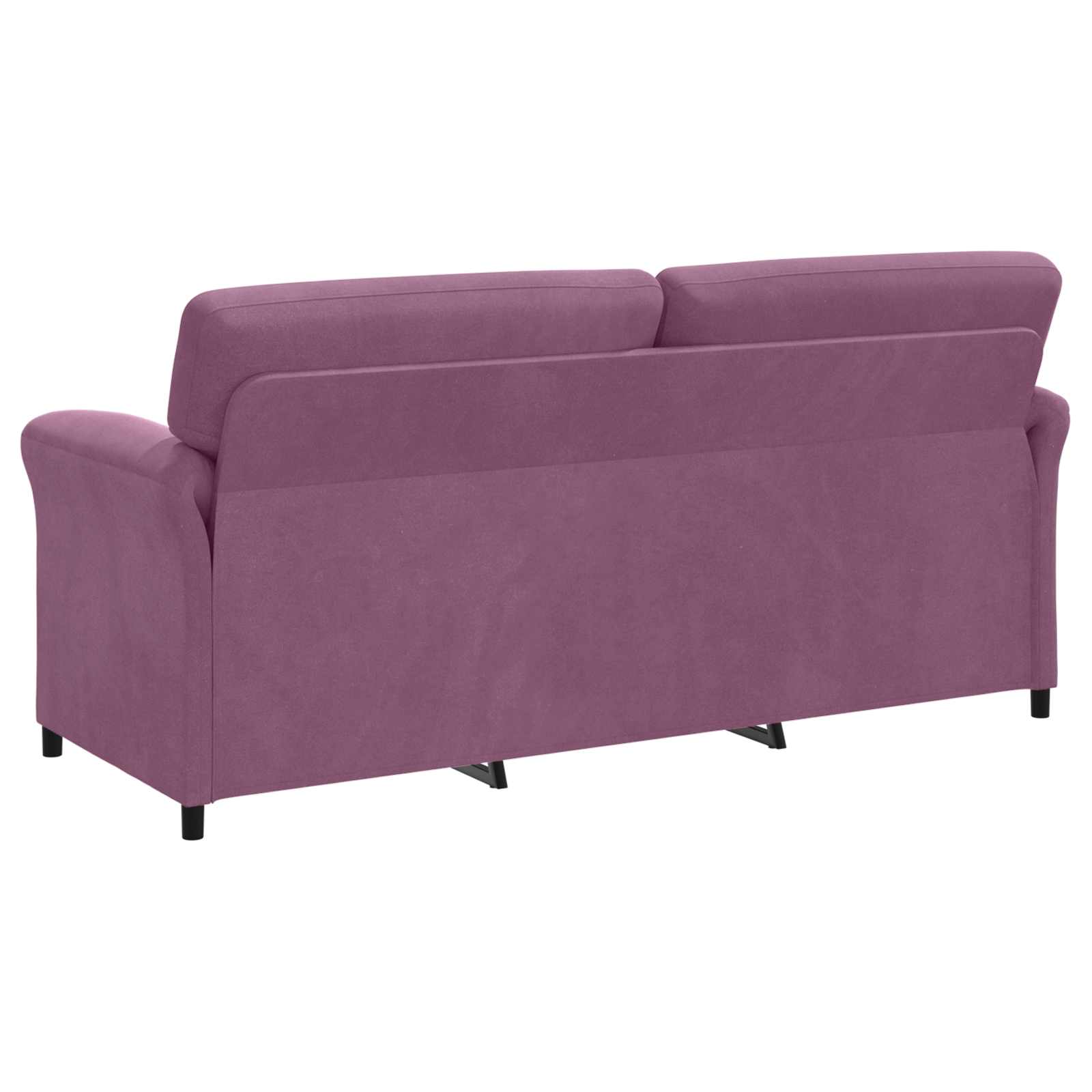 3-Sitzer-Sofa Lila 198 x 83 x 95 cm Samt