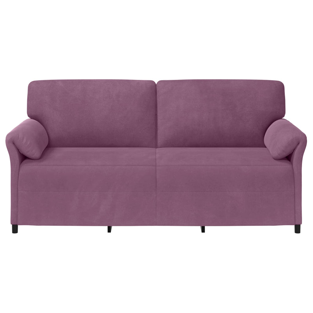 3-Sitzer-Sofa Lila 198 x 83 x 95 cm Samt