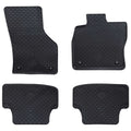 Autofußmatte 4-tlg. Schwarz geeignet für Audi A3 2012-2020 Gummi