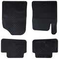 Autofußmatte 4 pcs Schwarz Geeignet für Hyundai i30 2017 Gummi