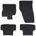 Autofußmatte 4 pcs Schwarz Geeignet für VW T-ROC 2017- Gummi