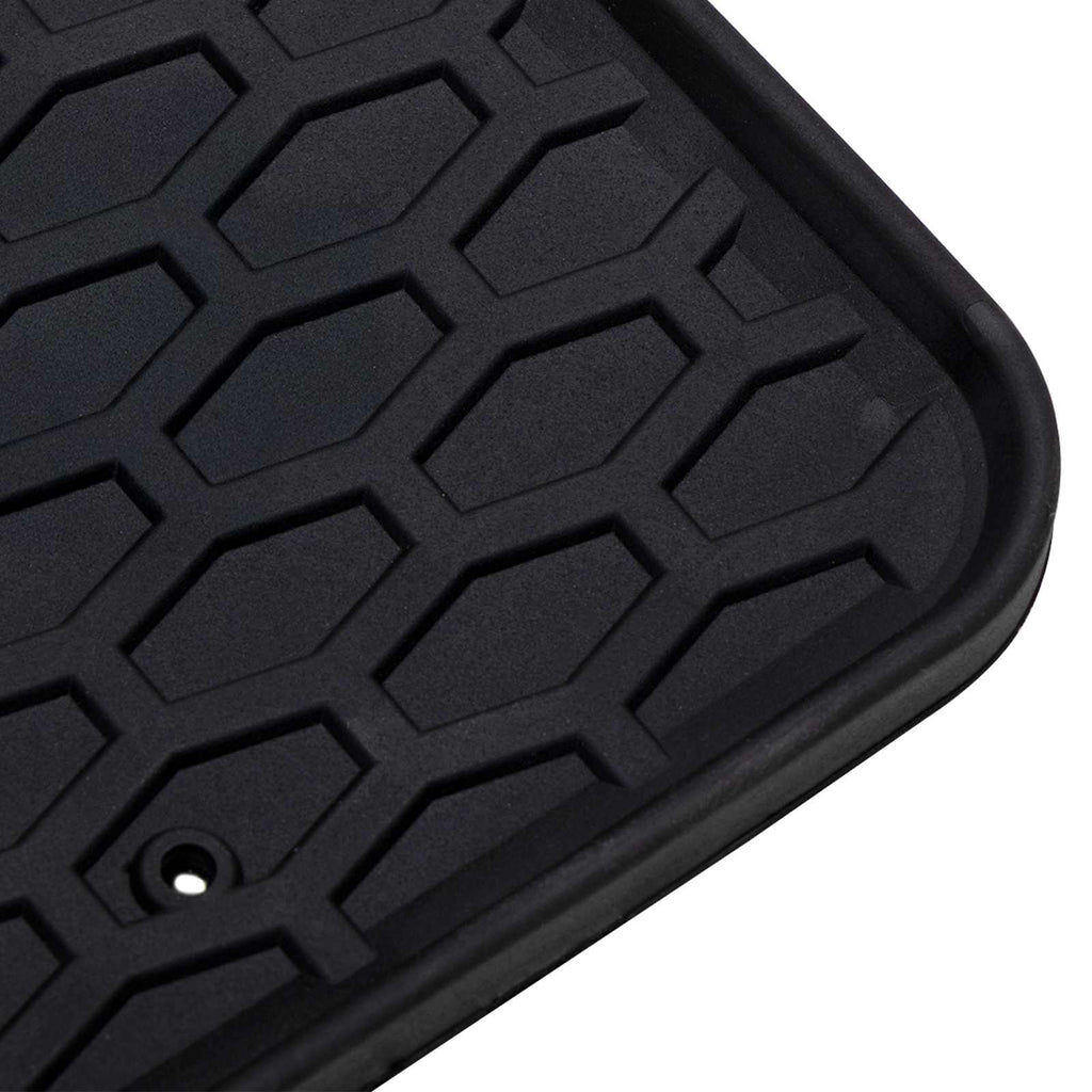 Autofußmatte 3 pcs Schwarz Geeignet für VW CRAFTER 2017- Gummi