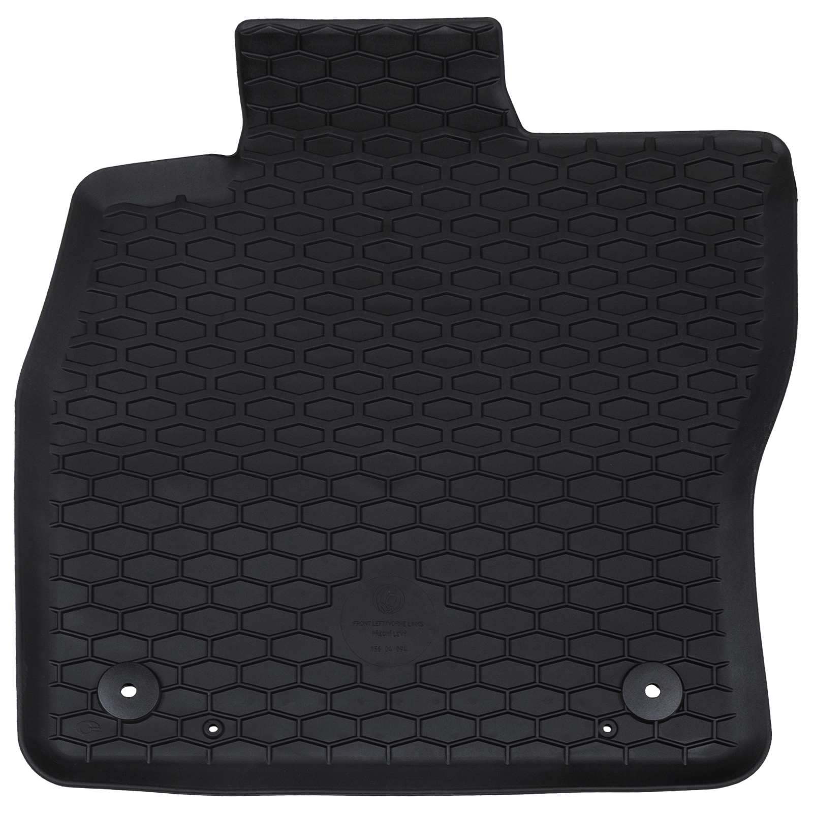 Autofußmatte 4 pcs Schwarz Geeignet für Sitz LEON 2020- Gummi