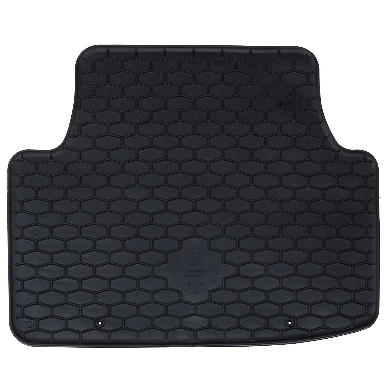 Autofußmatte 4 pcs Schwarz Geeignet für Sitz LEON 2020- Gummi