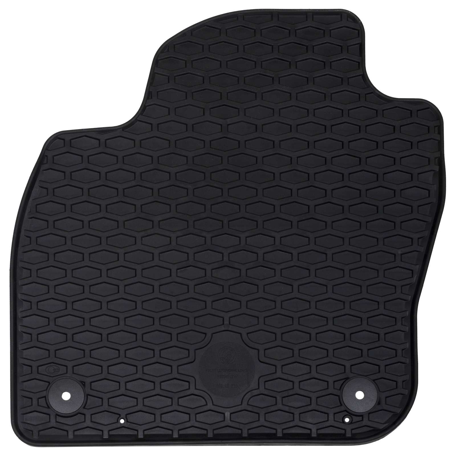 Autofußmatte 4 pcs Schwarz geeignet für VW T-CROSS 2019- Gummi